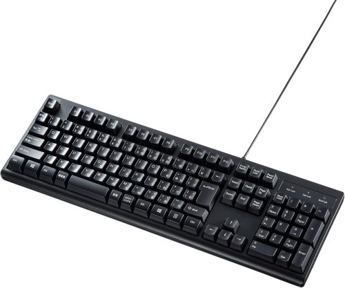 サンワサプライ(SANWA SUPPLY) 日本語109キーボード 抗菌防水防塵タイプ SKB-BS6