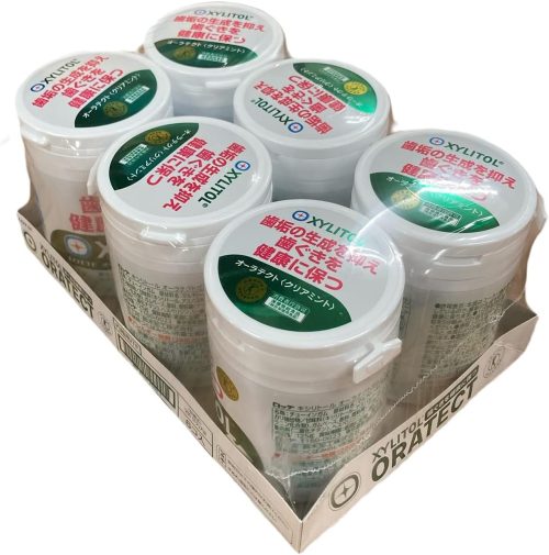 キシリトール オーラテクトガム クリアミント スリムボトル