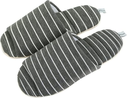 スリッパギャラリー(Slipper Gallery) jyabjyab 前あきボーダースリッパ