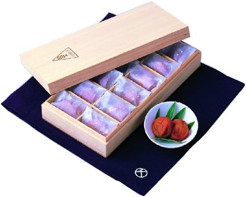 京橋千疋屋 梅干し「ふくふく」木箱入 風呂敷包 12粒 2160