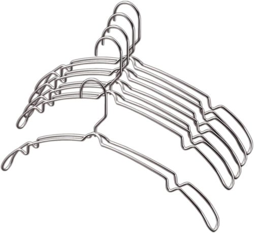 コモライフ(Comolife) 風が通るステンレスハンガー 5本組 390177