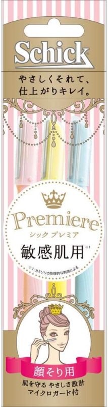 シック(Schick) プレミア敏感肌用 Ｌディスポ ３本入