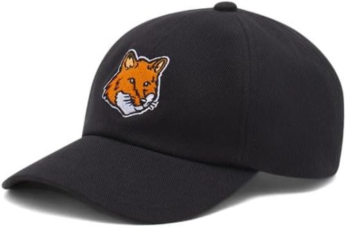 メゾンキツネ(MAISON KITSUNE) ラージ フォックスヘッド 6P キャップ