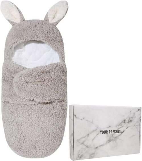 スリーマッシュルーム ベビーおくるみ