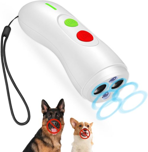 Pinotobo 無駄吠え防止器具 犬用しつけデバイス 双超音波発声器＆スマート変周波