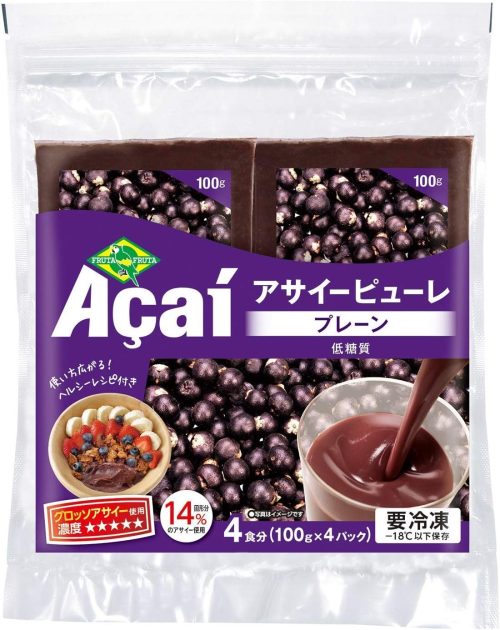 フルッタフルッタ アサイーピューレ プレーン 低糖質
