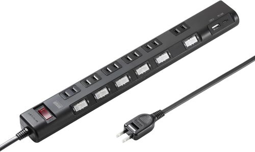 サンワサプライ(SANWA SUPPLY) 節電タップ TAP-B108UC-3BK