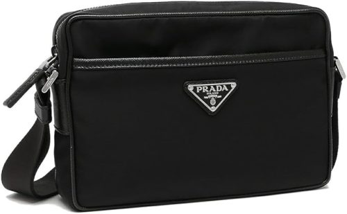 プラダ(PRADA) Re-Nylon xサフィアーノレザー ショルダーバッグ
