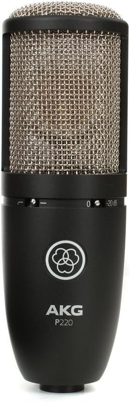 アーカーゲー(AKG) 高性能大型ダイアフラム・トゥルーコンデンサーマイクロホン P220