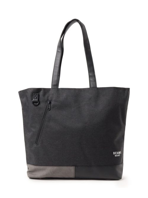 ビームスハート(BEAMS HEART) ポリエステル 杢素材 コンビ トート バッグ