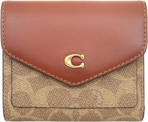 コーチ(COACH) ウィン スモール レザー ウォレット カラーブロック シグネチャー キャンバス