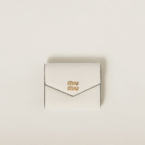 ミュウミュウ(Miu Miu) ヴィッテロダイノレザー 折り財布