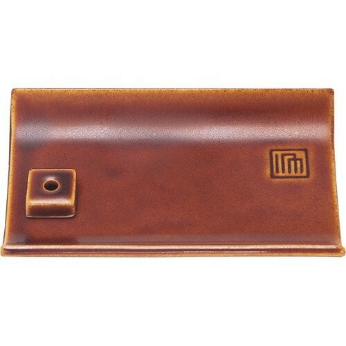 日本香堂(NIPPON KODO) 縁 香皿 飴釉色 75015