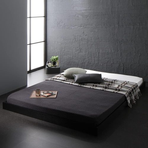 ラシク(RASIK) ヘッドレス すのこフロアベッド ポケットコイルマットレス付き 2174083