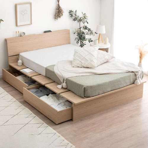 タンスのゲン 収納付き ステージベッド 49600277