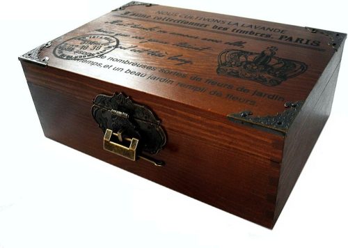 アールプランニング(r_planning) アンティーク調 鍵付きボックス