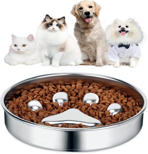 Mawaki ペットボウル 早食い防止 食器