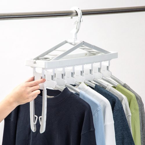ニトリ(NITORI) ワンタッチ取り込みスライドアーム8連ハンガー 8500834