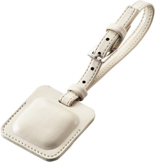 エレコム(ELECOM) AirTag用ストラップ付ソフトレザータグ AT-LTS