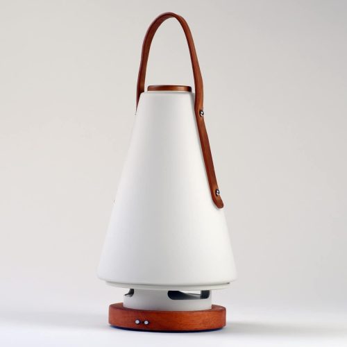 MoriMori LED ランタンスピーカー ROOMS レザーハンドルタイプ FLR-2201-LT