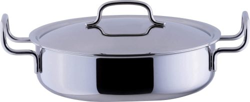 宮崎製作所 浅型両手鍋 ジオ・プロダクト 25cm GEO-25S