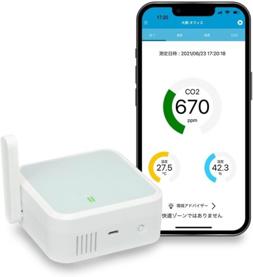 ラトックシステム Wi-Fi CO2センサー RS-WFCO2