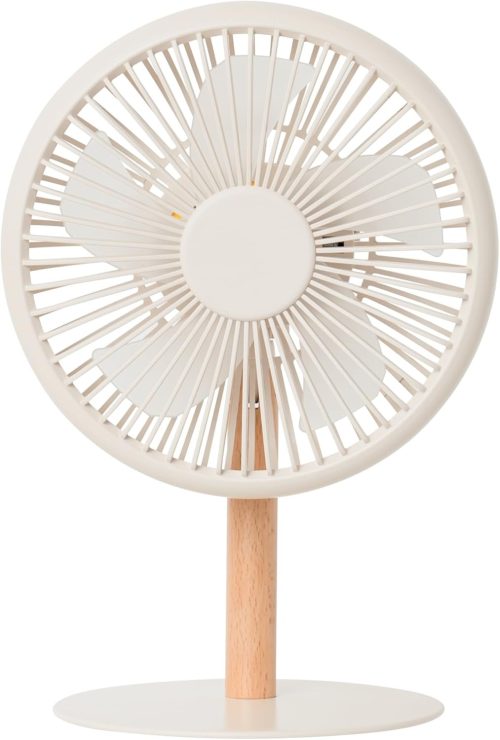 ライフオンプロダクツ ミニリビングファン LEDライト付 PBAF003