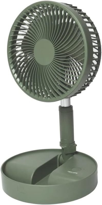 テクノス(TEKNOS) USB充電式折りたたみ収納扇 SI-004UG