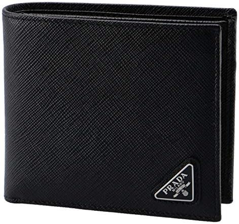 プラダ(PRADA) コインポケット付 サフィアーノトライアングル財布