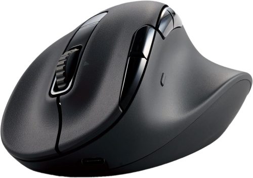 エレコム(ELECOM) 静音 充電式 Bluetooth5.0マウス “EX-G” 8ボタン XLサイズ M-XGXL50MBSK