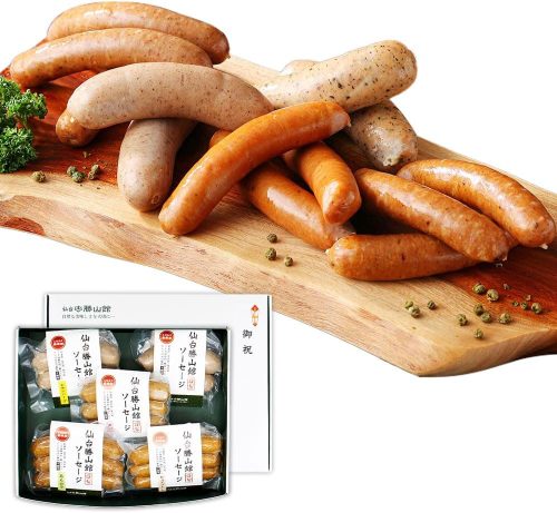 仙台勝山館 無添加 ソーセージ ギフト 厳選5種セット