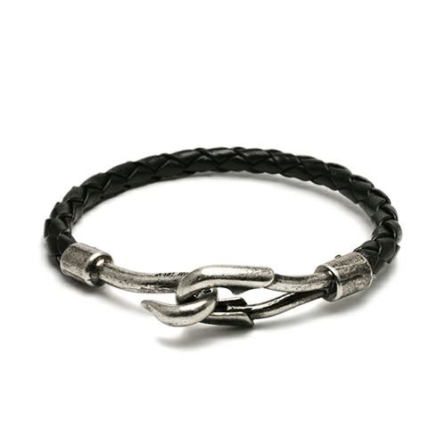 ジャムホームメイド(JAM HOME MADE) 編み込みレザーブレスレットシングル