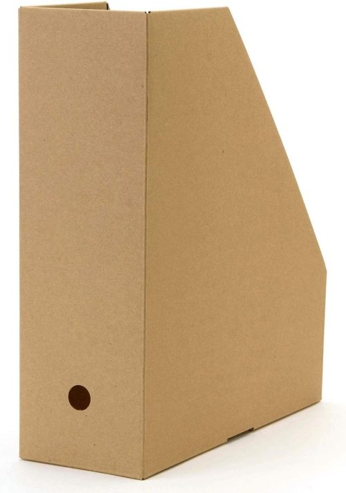 無印良品 ワンタッチで組み立てられるダンボールスタンド ファイルボックス 5枚組 02081348