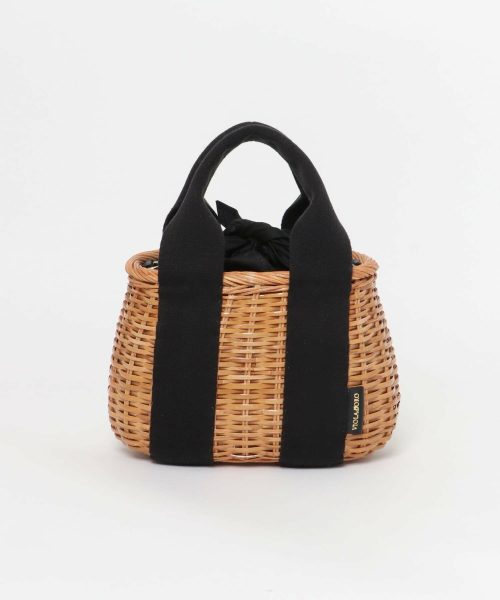 ヴィオラドーロ(VIOLAd’ORO) ラタンバスケット型2WAYトート