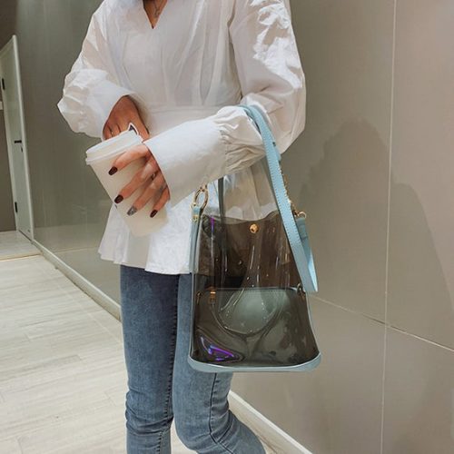 ミニミニストア(miniministore) クリアバッグ ポーチ付き レディース