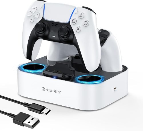 NEWDERY PS5コントローラー 充電スタンド ZHX-PSD01