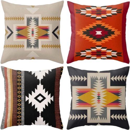 YunJeude クッションカバー 4枚セット YMZT