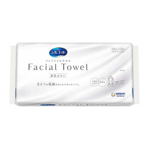 ユニ・チャーム(unicharm) シルコット フェイシャルタオル 素肌おもい