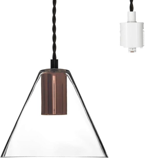 オットスタイル(ottostyle.jp) ペンダントライト ダクトレールタイプ クリアガラス