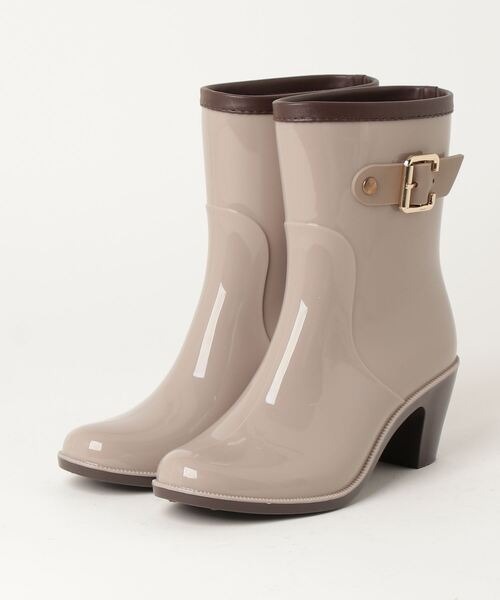 サンエープラスフェミニン(AAA+feminine) 6cmチャンキーヒールレインブーツ