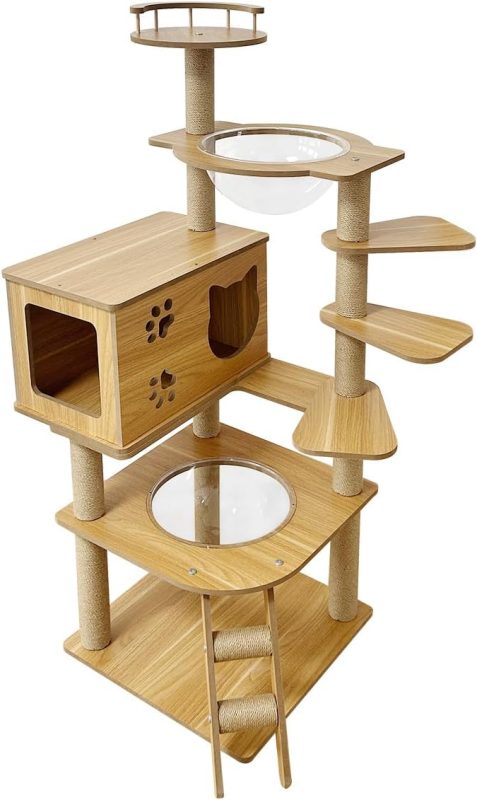 RAKU キャットタワー 木製