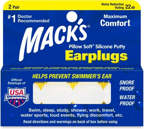 マックス(Mack's) Pillow Soft Silicone Earplugs ソフトシリコン耳栓