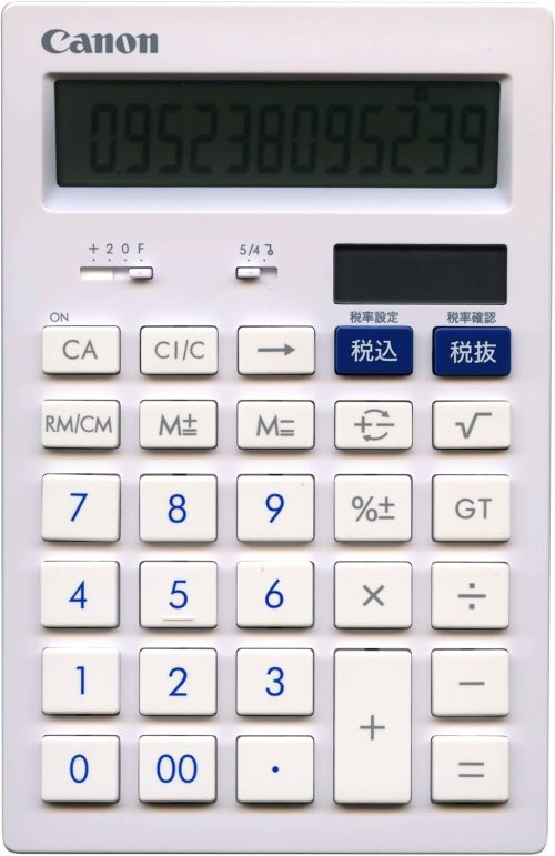 キヤノン(Canon) 抗菌キレイ電卓 HS-121T