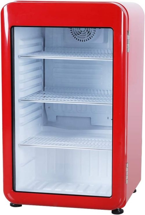 ヒジル(Hijiru) レトロ冷蔵ショーケース 95L HJR-RK100RD