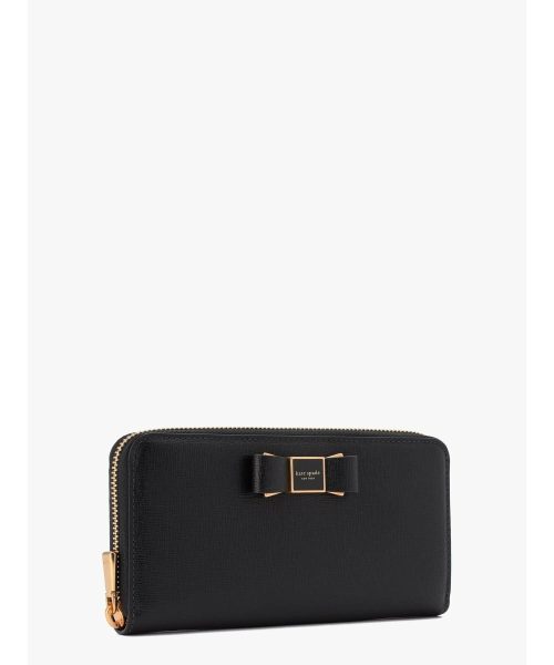 ケイトスペードニューヨーク(kate spade new york) モーガン ボウ エンベリッシュ ジップアラウンド コンチネンタル ウォレット