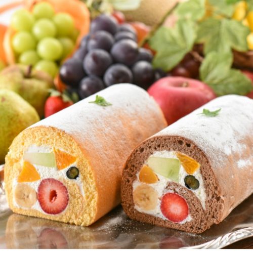 フルーツのウメダ フルーツロールケーキ