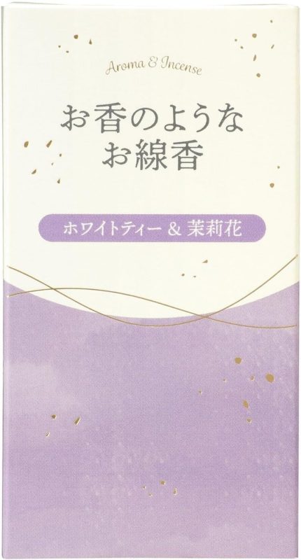 カメヤマ お香のようなお線香 ホワイトティ&茉莉花