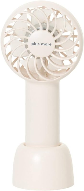 ライフオンプロダクツ(Life on Products) 充電式ミニハンディファン スタンド＆ネックストラップ付 MO-F021