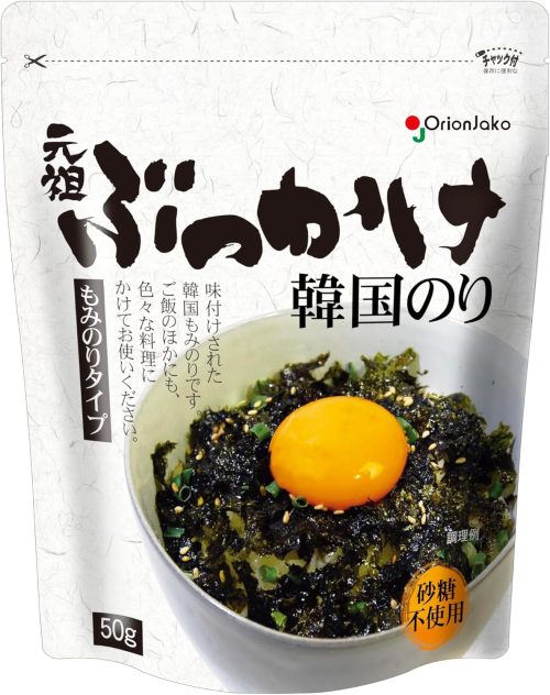 オリオンジャコー 元祖ぶっかけ韓国のり もみのりタイプ