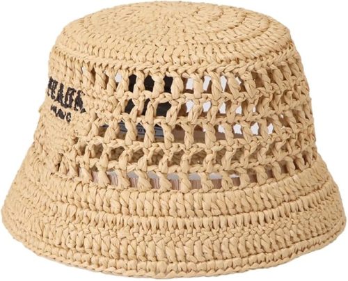 プラダ(PRADA) ウーブンファブリック バケットハット